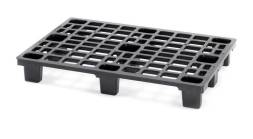 Паллет (поддон) пластиковый AUER с ESD-защитой на 9-ти ножках, 1200x800 мм, черный [ESD LP 1208 OS]