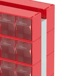 Стойка двусторонняя напольная Стелла-техник 406-00-00-10 (600х380х1650)