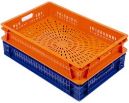 Пластиковый ящик 600х400х120 перфорированный