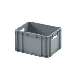 Евроконтейнер ЕС-4322.3 с усиленным дном и открытыми ручками, 400х300х220 мм