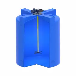 Емкость Т 5000 синий с лопастной мешалкой