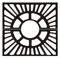 Приствольная решётка (квадратная) Р-10