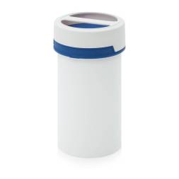 Банка с ручкой 2 л без внутренней крышки, синяя