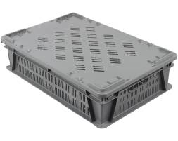 Пластиковый Ящик 600х400х150 мм для перевозки суточных цыплят и цыплят бройлеров
