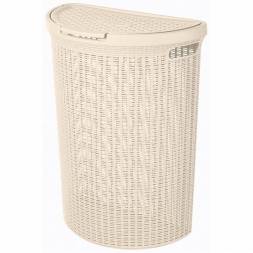 Корзина для белья Eco Style, 45л, бежевый