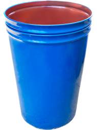 Бочка металлическая коническая с внутренним покрытием RDL, 217 л, синий [БСЗ 217о]