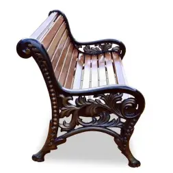 Скамейка чугунная «Новый Парк» 3,0 м (3 опоры)