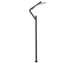 Стальной фонарный столб «Яуза» В 3.0.4 со светильником