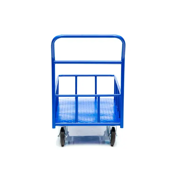 Тележка платформенная Стелла-техник КПБ-300-125-И, с бортом, 600х900мм