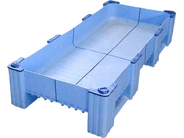 Крупногабаритный сплошной пластиковый контейнер BoxPallet, 1800х900х330 мм, синий [11-100-NLА-ACE (330/1800)]