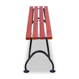 Банкетка стальная «Элегант» 3,0 м (3 опоры)