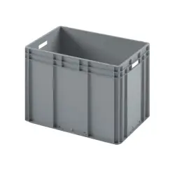 Евроконтейнер ЕС-6442.3 с усиленным дном и открытыми ручками, 600х400х420 мм
