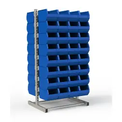 Стеллаж двусторонний №127 (1835х950х760)