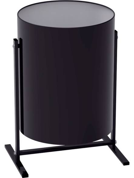 Урна мусорная металлическая разборная, 25л, черный