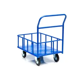 Тележка платформенная Стелла-техник КПБ-300-200-И, с бортом, 600х900 мм
