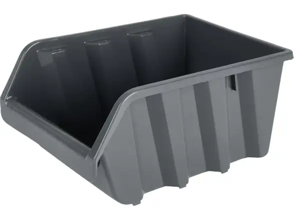 Ящик пластиковый вкладываемый 245х170х125 мм, серый
