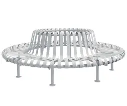 Скамейка стальная круглая «Вертикаль»