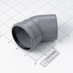 Отвод 110х45 пластик