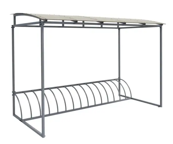 Велопарковка с навесом Velo-9 15 мест (3340 мм)