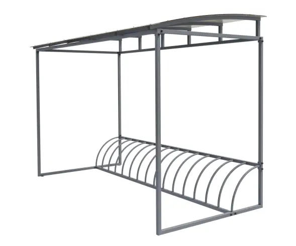 Велопарковка с навесом Velo-9 15 мест (3340 мм)