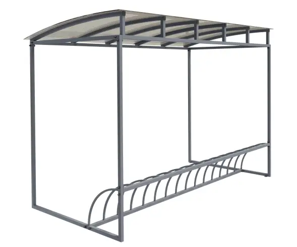 Велопарковка с навесом Velo-9 15 мест (3340 мм)