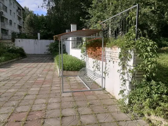 Велопарковка с навесом Velo-9 15 мест (3340 мм)