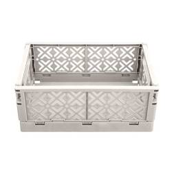 Ящик пластиковый складной ECONOVA Stocky M, 249х167х103 мм, 3.4 л, светло-бежевый [434297434]