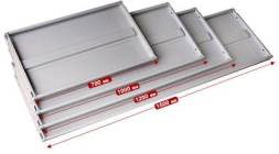 Полка для стеллажей окрашенная СТФ, 1500x600 мм, RAL 7035 [КГ028407]