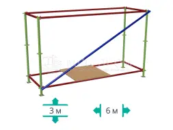 Строительные леса ЛСК-30 (3*6*1,0 м)