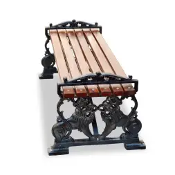 Банкетка чугунная «Львы» 3,0 м (3 опоры)