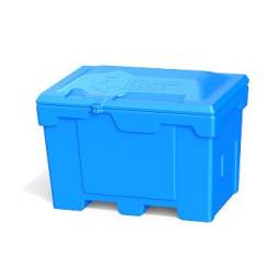 Ящик для соли, реагентов 500 литров, синий