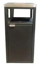 Урна-пепельница Пассаж, шлифованная, 435х955 мм, 50 л