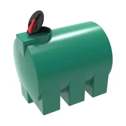 Емкость ЭВГ 3000л зеленая с откидной крышкой