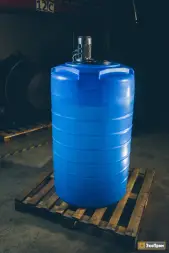 Емкость T 500 синий с турбинной мешалкой