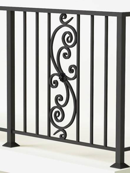 Металлическое балконное ограждение БО-6, 1 пог. м.