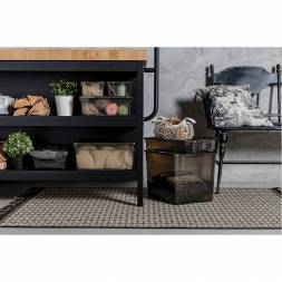 Ящик пластиковый универсальный ECONOVA Колор-Стайл, 9 л, 400x335x85 мм, коричневый [431249814]