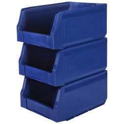 Складской лоток для метизов, мелочей и деталей Logic Store®, 300х225х150 мм, синий [12.412]