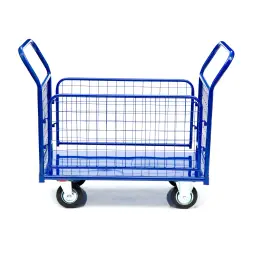 Тележка платформенная Стелла-техник КПО-500С-160-К, с бортами, 650х1150мм