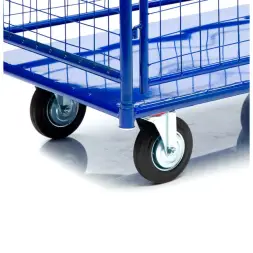 Тележка платформенная Стелла-техник КПО-500С-160-К, с бортами, 650х1150мм