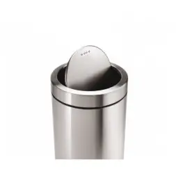 Урна Ву-Тенг, 365х830 мм, шлифованная, кольцо под пакет, 80 л