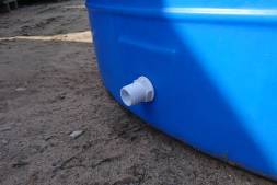 Отвод пластиковый с заглушкой 1/2"