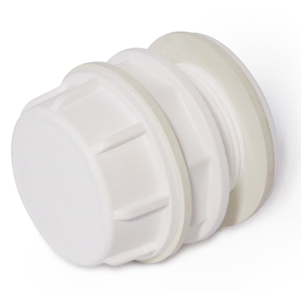 Отвод пластиковый с заглушкой 1/2"