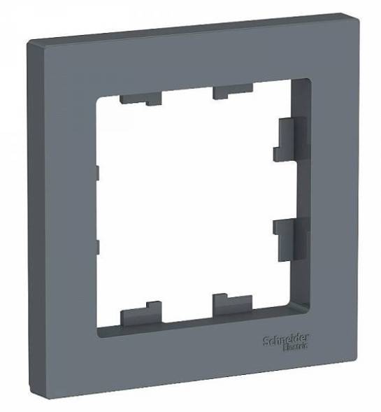 Рамка однопостовая ATLASDESIGN грифель (ATN000701)