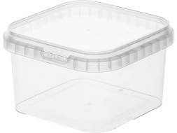 Ведро пластиковое квадратное, 0.85 л [3677]