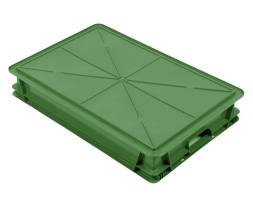 Пластиковый ящик для овощей 600х400х100 сплошной
