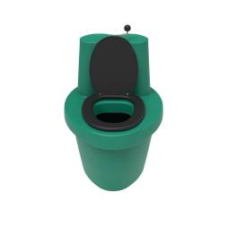 Торфяной туалет "Rostok" зеленый