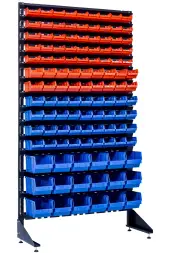 Стеллаж с пластиковыми ящиками 1801-5/6/3 K-S