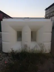 Прямоугольный бак для воды 2000 л
