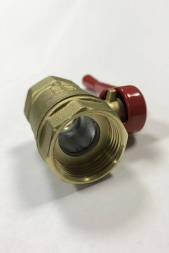 Кран шаровый латунь г-г рычаг 3/4"