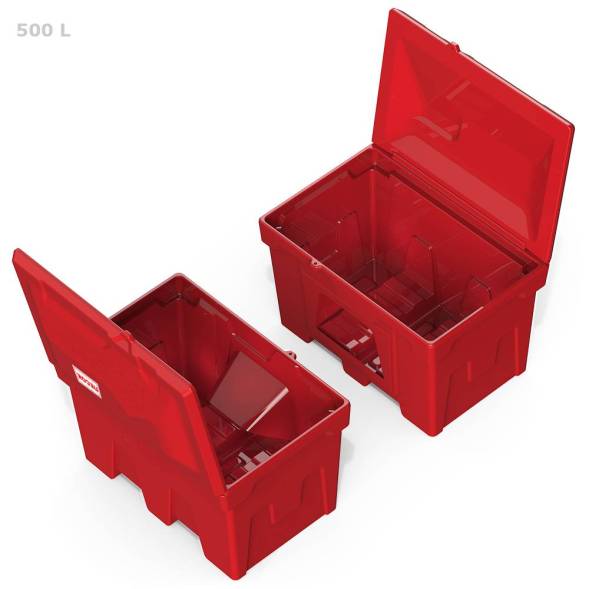 Ящик для песка 500 литров с дозатором